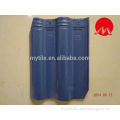 300*400 bent clay material dark blue roof tiles